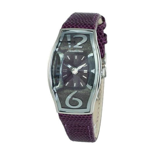 Chronotech Purple Leather Watch CHCT7932AL89AC