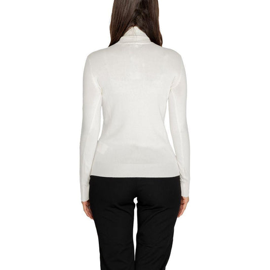 Guess White Viscose Turtleneck GU-14687900008-IT38|XS