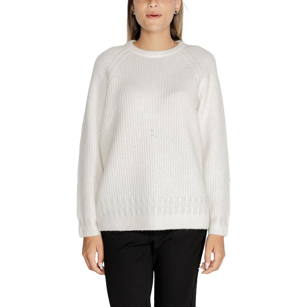 Guess White Polyester Sweater GU-14702400008-IT42|M