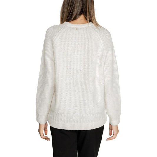 Guess White Polyester Sweater GU-14702400008-IT42|M