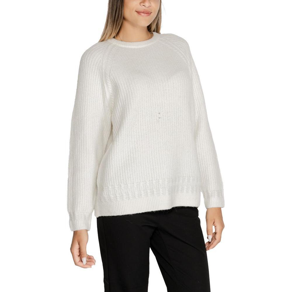 Guess White Polyester Sweater GU-14702400008-IT42|M