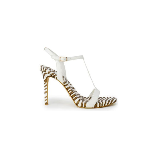 Guess White Leather High Heel GU-10133700008-EU40/US10