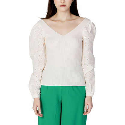 Only Beige Cotton Sweatshirt