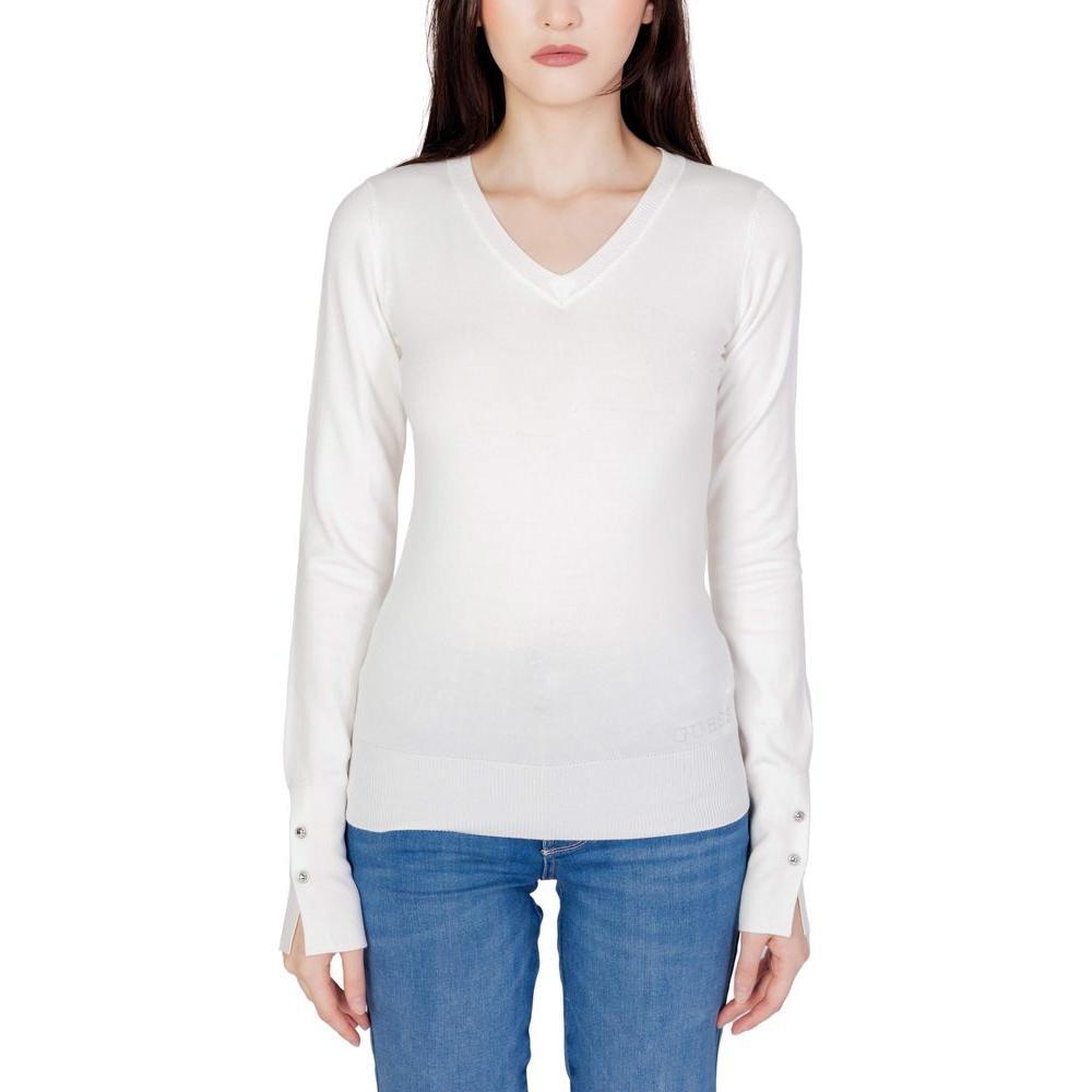 Guess White Cotton Sportswear GU-11479800008-IT38|XS