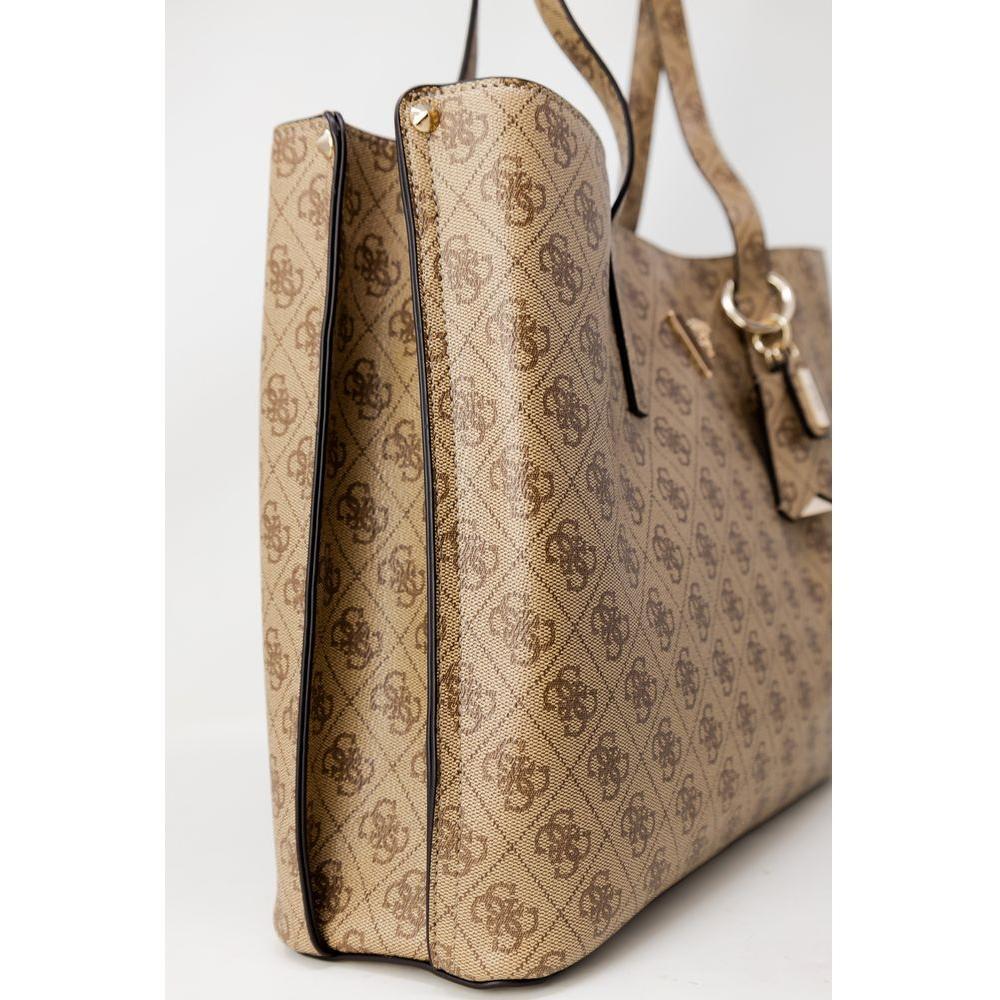 Guess Beige Polyethylene Handbag GU-11548600309