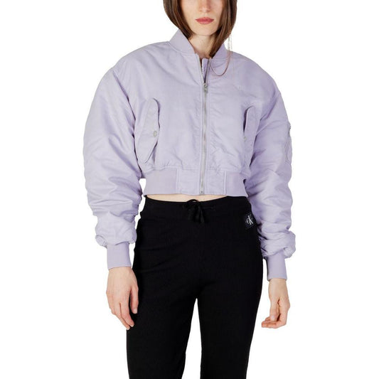 Calvin Klein Jeans Purple Polyamide Jackets & Coat CA-11558902203-IT38|XS