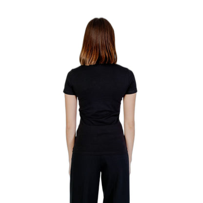 Guess Black Cotton T-Shirt