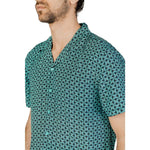 Gianni Lupo Turquoise Viscose Shortsleeve GI-13499400679-IT54 | XXL