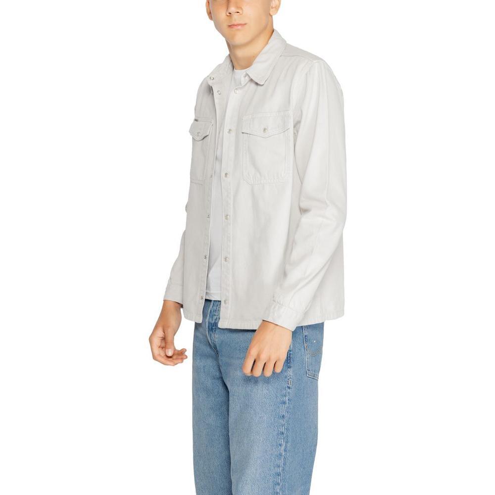 Antony Morato Gray Cotton Dress Shirt