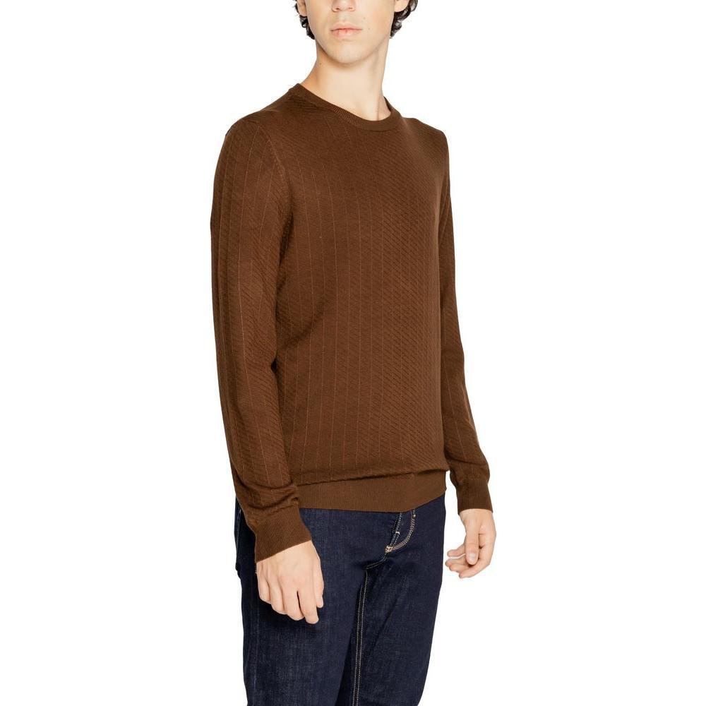 Antony Morato Brown Viscose Sweater AN-14638500140-IT46 | M