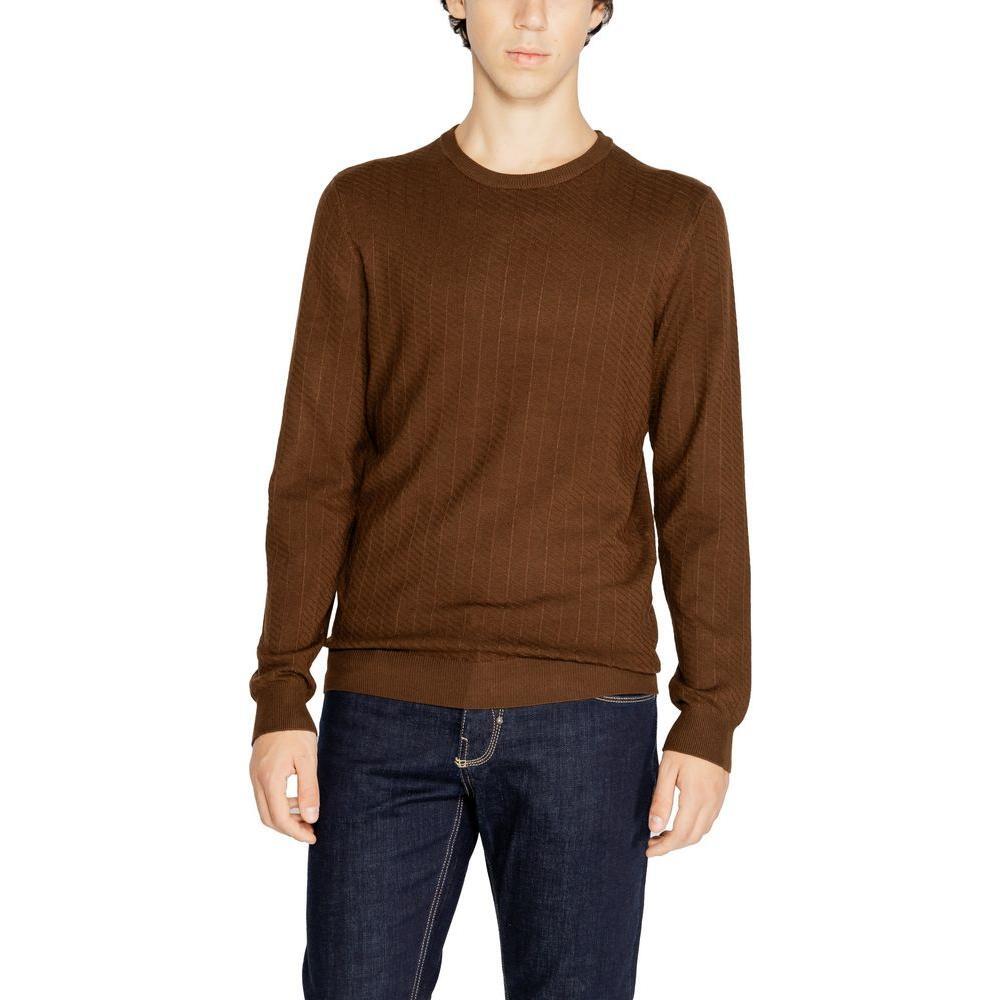 Antony Morato Brown Viscose Sweater AN-14638500140-IT46 | M