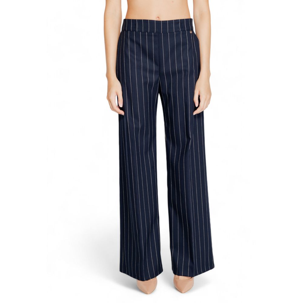 Rinascimento Blue Polyester Dress Pants