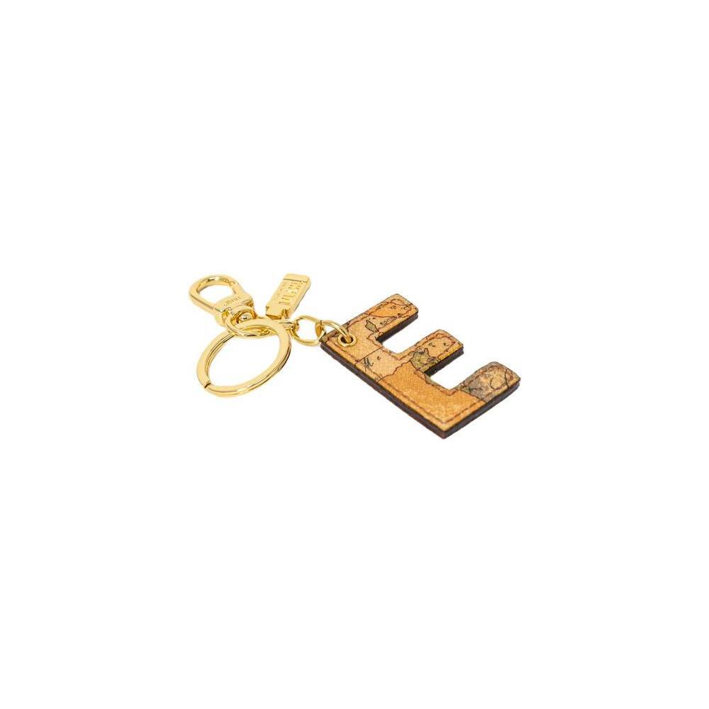 Alviero Martini Prima Classe Beige Leather Keychain ALMAPRCL-8005300127