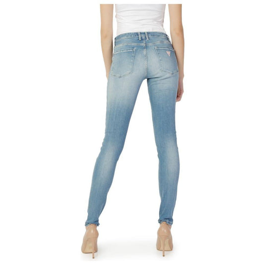 Guess Blue Cotton Skinny Jean GU-10123300176-W34 | L30