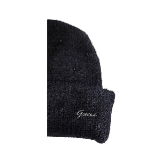 Guess Black Cotton Caps Baseball Hat GU-15784400009-ONE SIZE