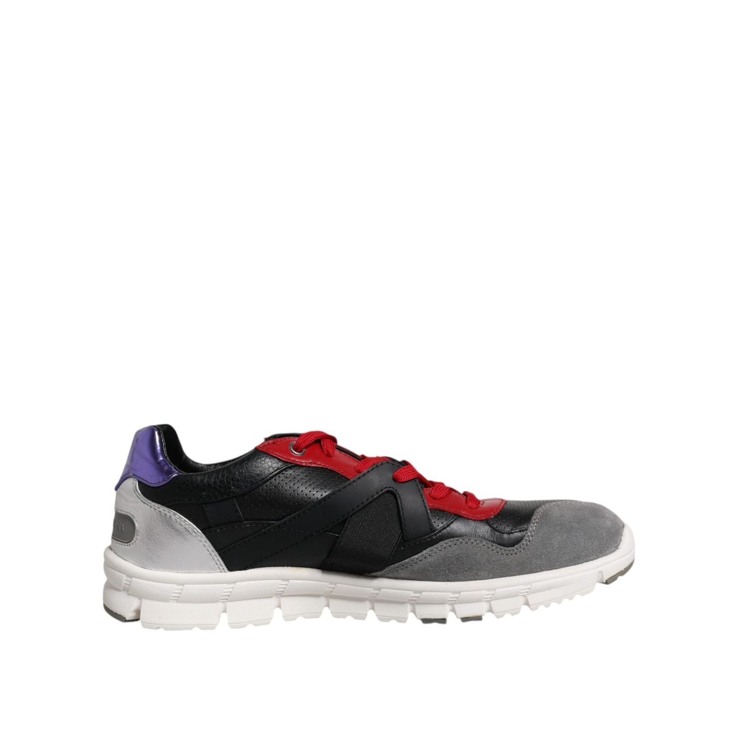 Dolce & Gabbana Multicolor Leather Suede Low Top Sneakers Shoes