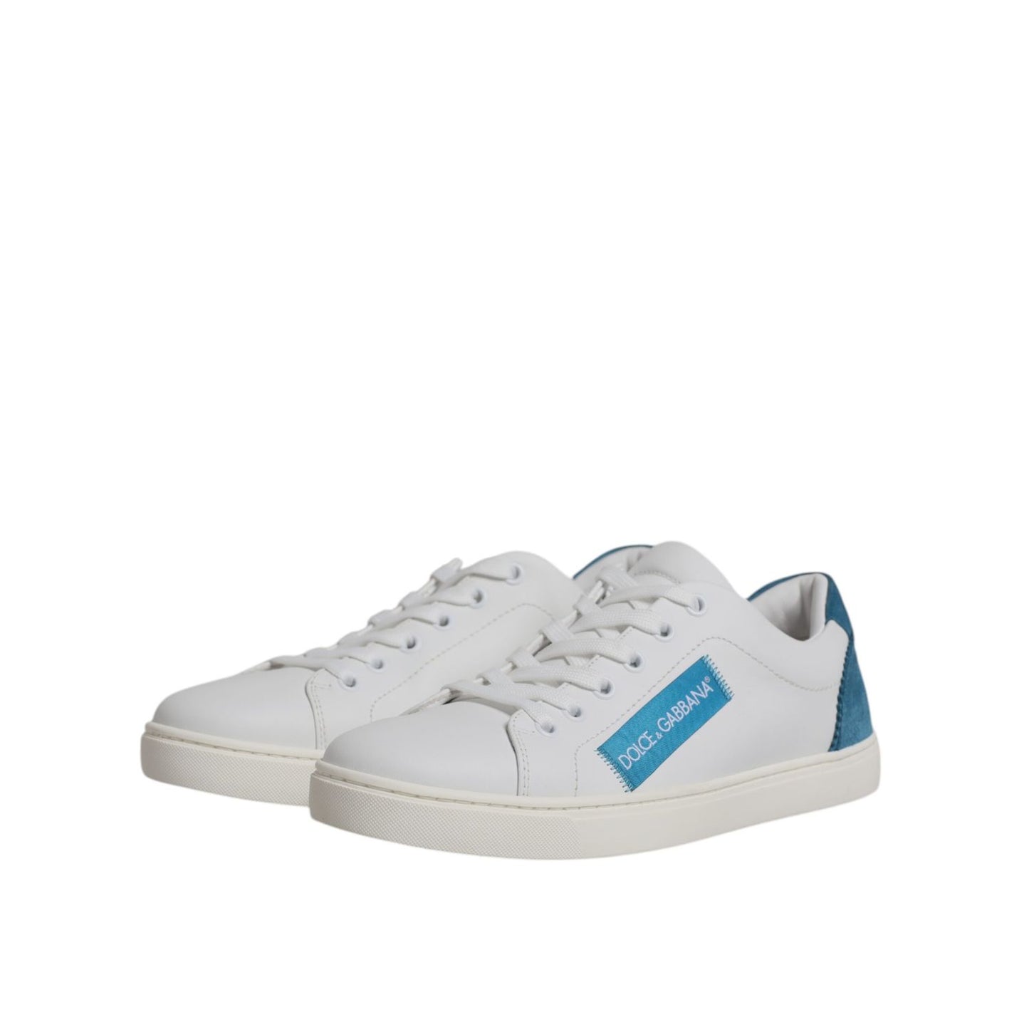 Dolce & Gabbana White London Calf Leather Sneakers Shoes