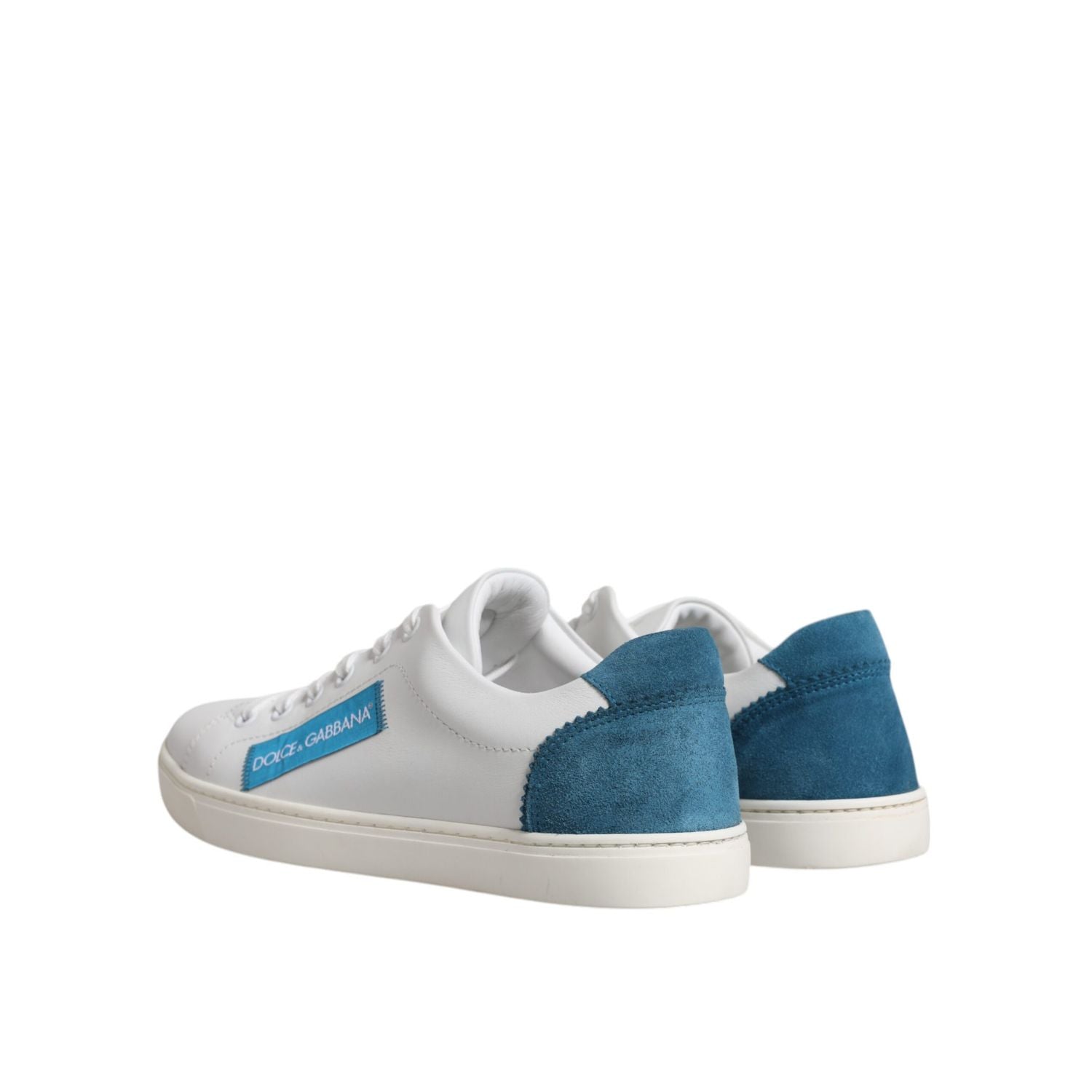 Dolce & Gabbana White London Calf Leather Sneakers Shoes