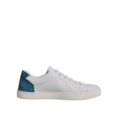Dolce & Gabbana White London Calf Leather Sneakers Shoes