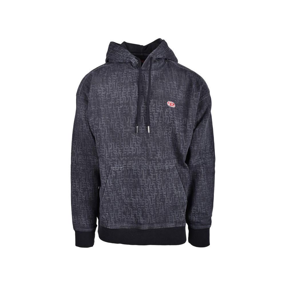 Diesel Gray Cotton Hoody DI-15964700136-IT48 | L