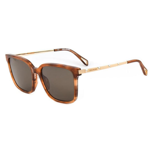 Zadig & Voltaire Brown Acetate Sunglasses ZASZV3085507LCAC