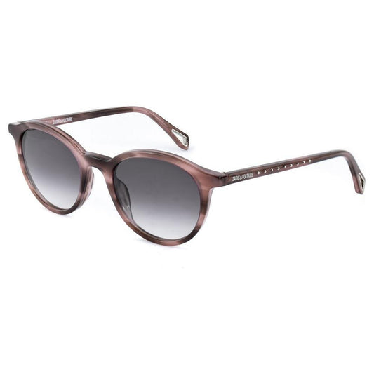 Zadig & Voltaire Brown Acetate Sunglasses ZASZV2825006YSAC