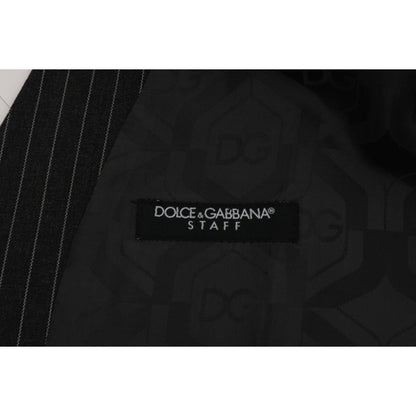 Dolce & Gabbana Gray Wool Stretch Vest
