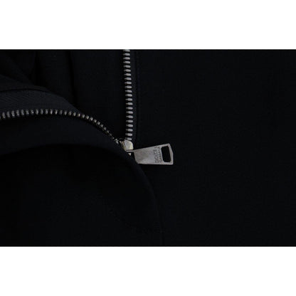 Dolce & Gabbana Black Stretch Pink Stripes Capri Pants Jeans & Pants