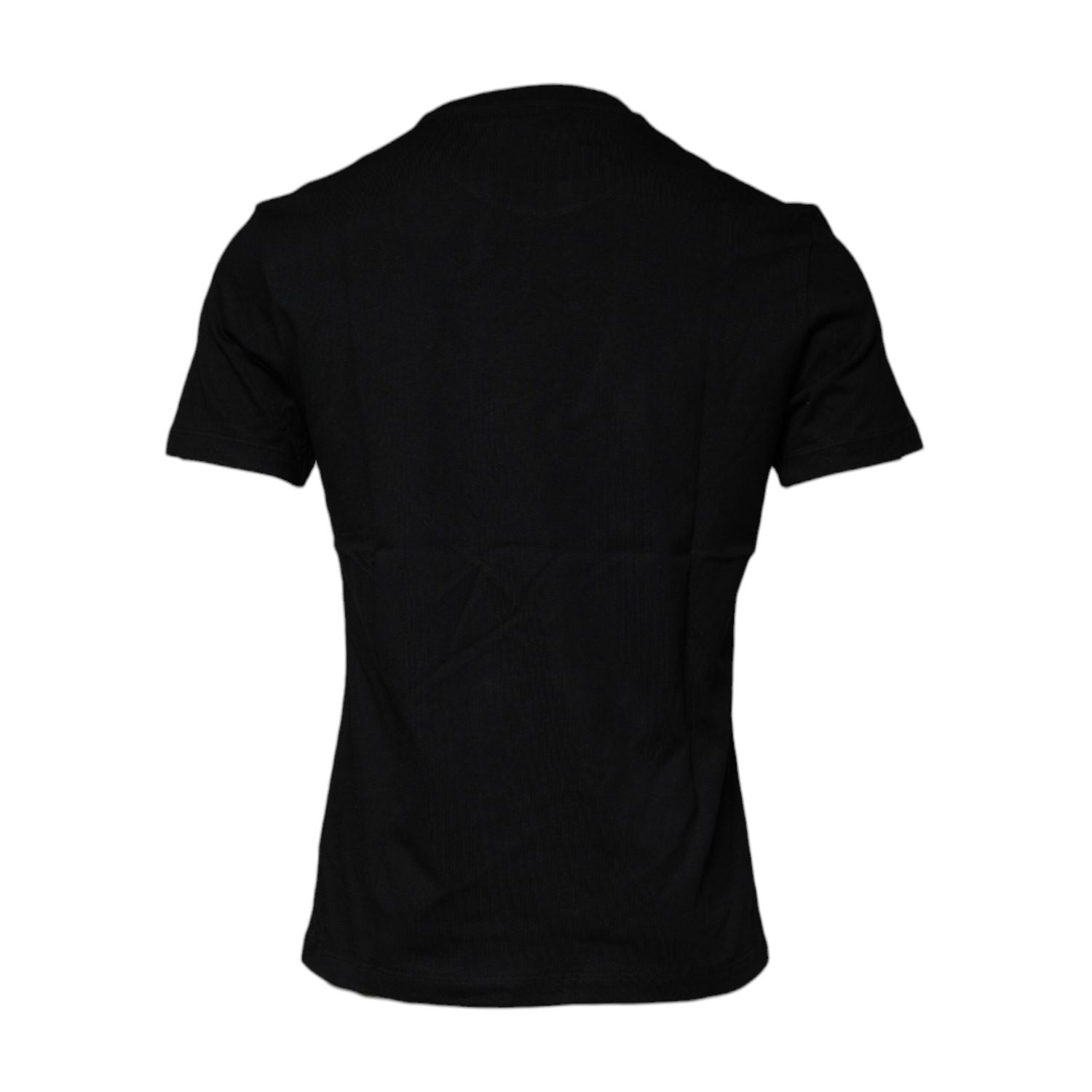 Versace Black Medusa Print Cotton Crew Neck T-shirt