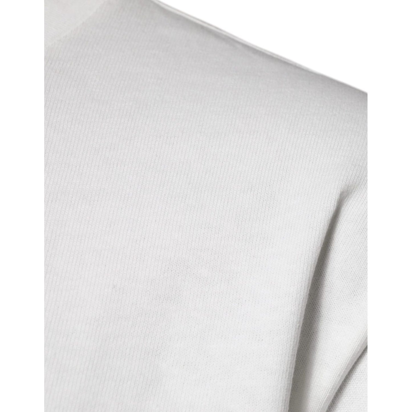 Dolce & Gabbana White DG Logo Crew Neck Short Sleeves T-shirt
