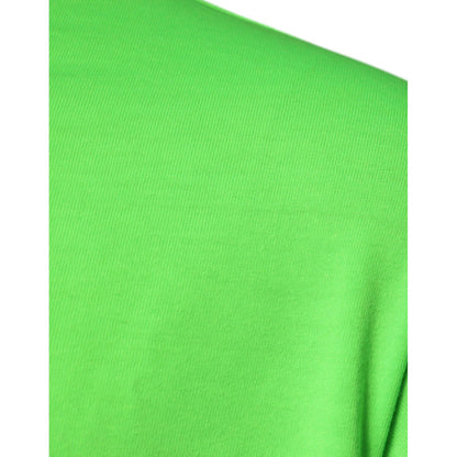 Dolce & Gabbana Green DG Logo Cotton Crew Neck T-shirt