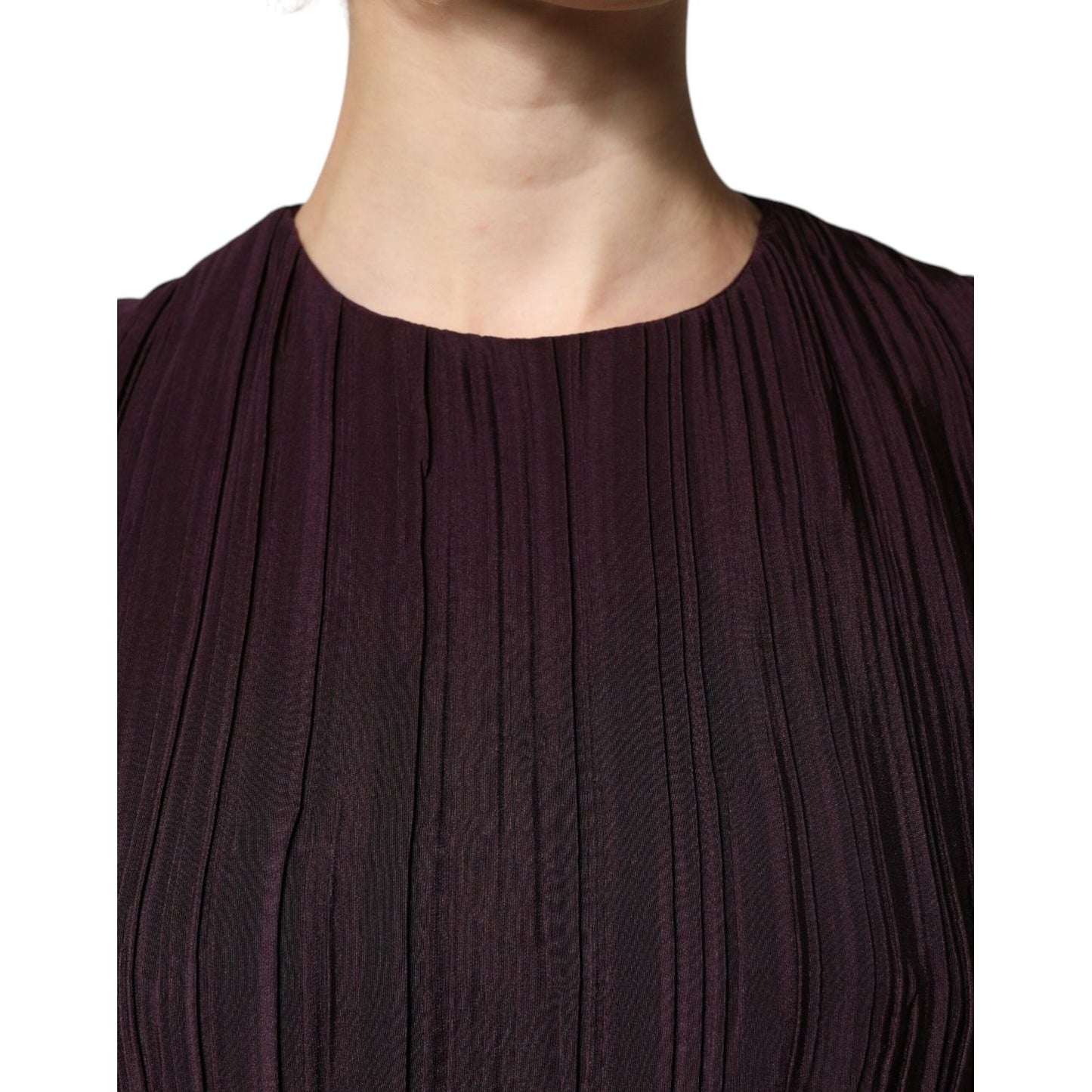 Barbara Casasola Brown Silk Short Sleeves Sheath Maxi Dress