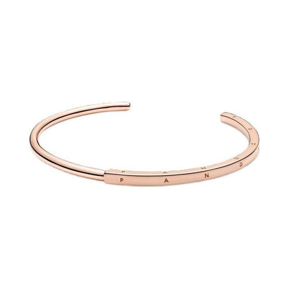 PANDORA JEWELS Mod. SIGNATURE I-D OPEN BANGLE Bracelet