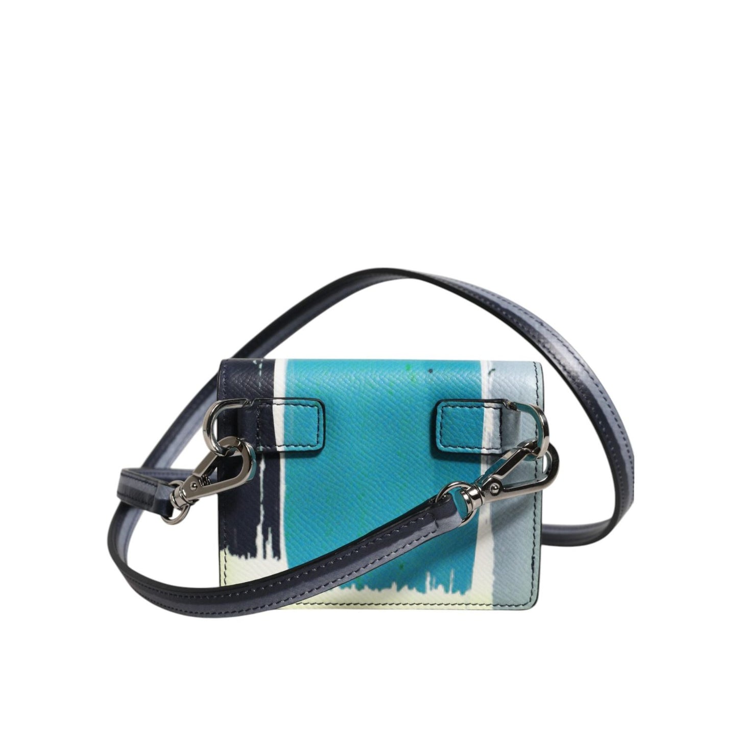 Dolce & Gabbana Multicolor Leather DG Logo Bifold Card Holder Wallet