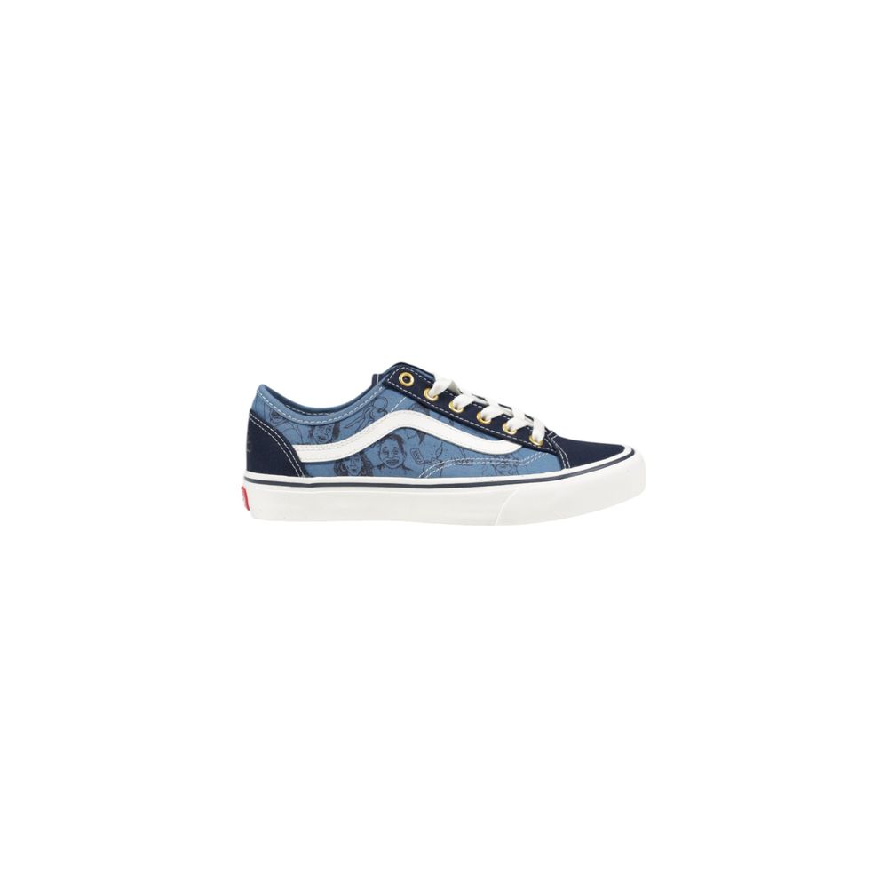 Vans Blue Suede Leather Low Top Sneakers