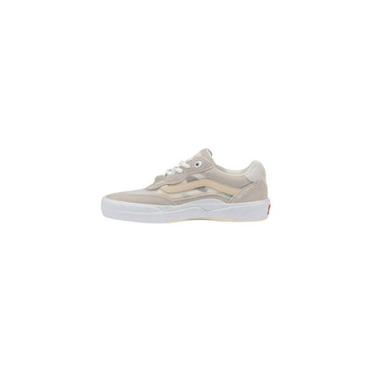 Vans Beige Suede Leather Athletic Sneakers