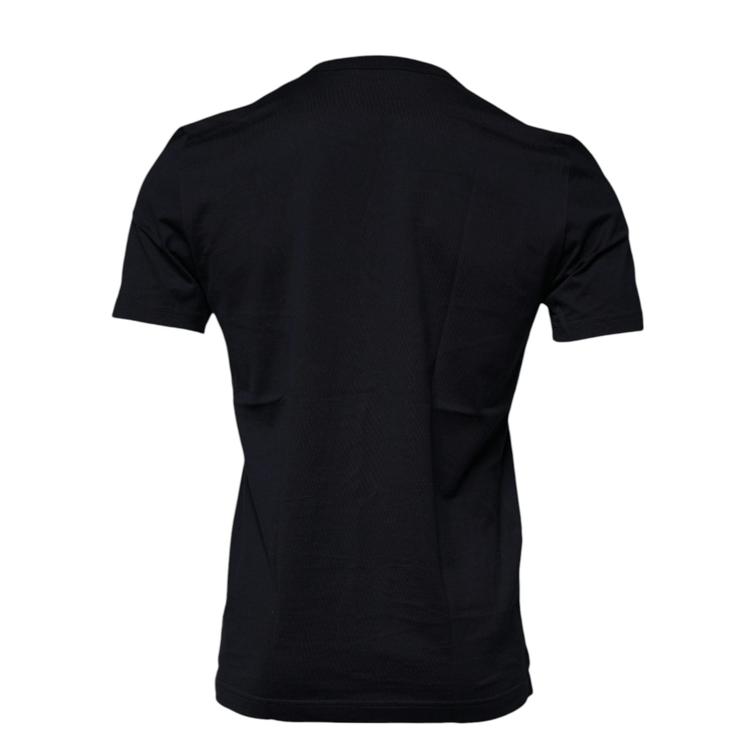 Dolce & Gabbana Blue Cotton Angel Print Short Sleeves T-shirt