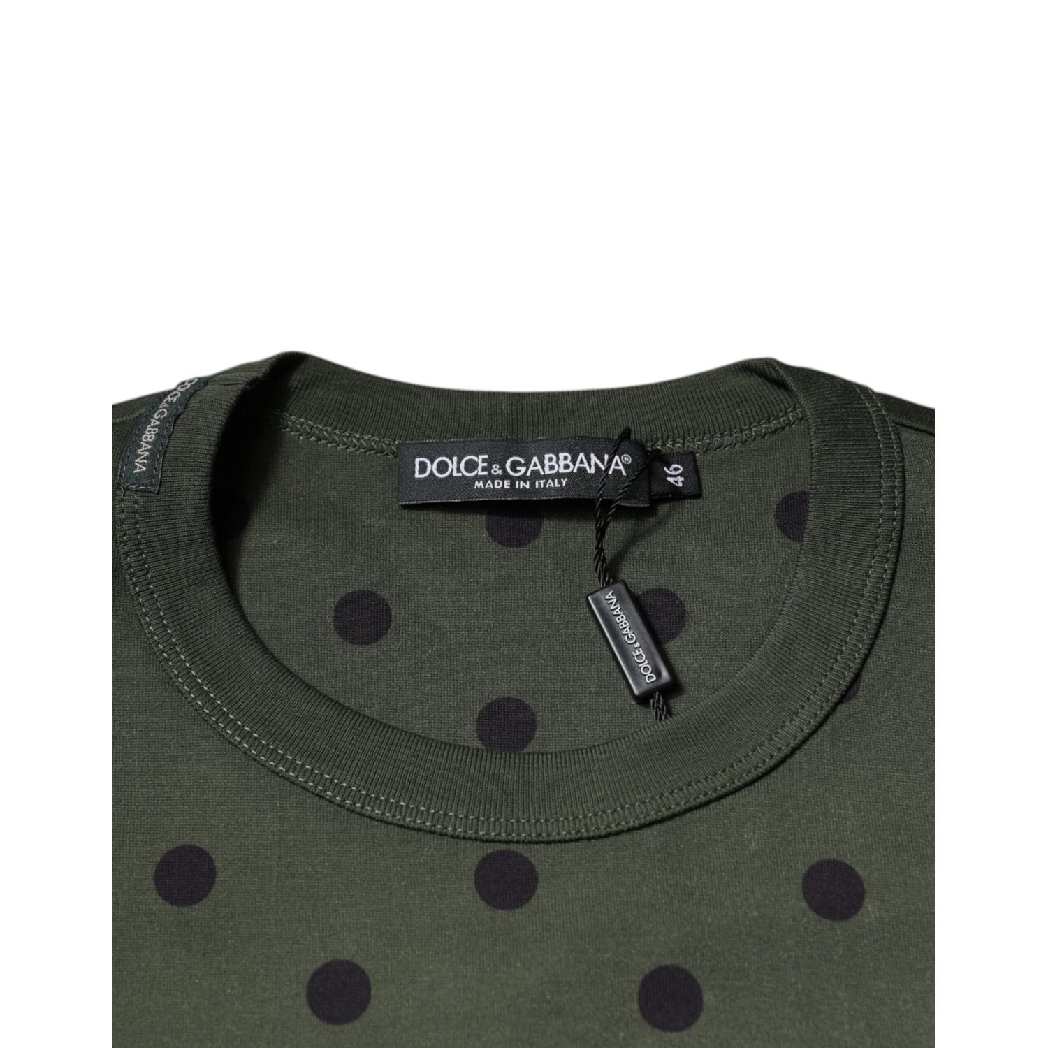 Dolce & Gabbana Gray Sicilia Cotton Crew Neck T-shirt