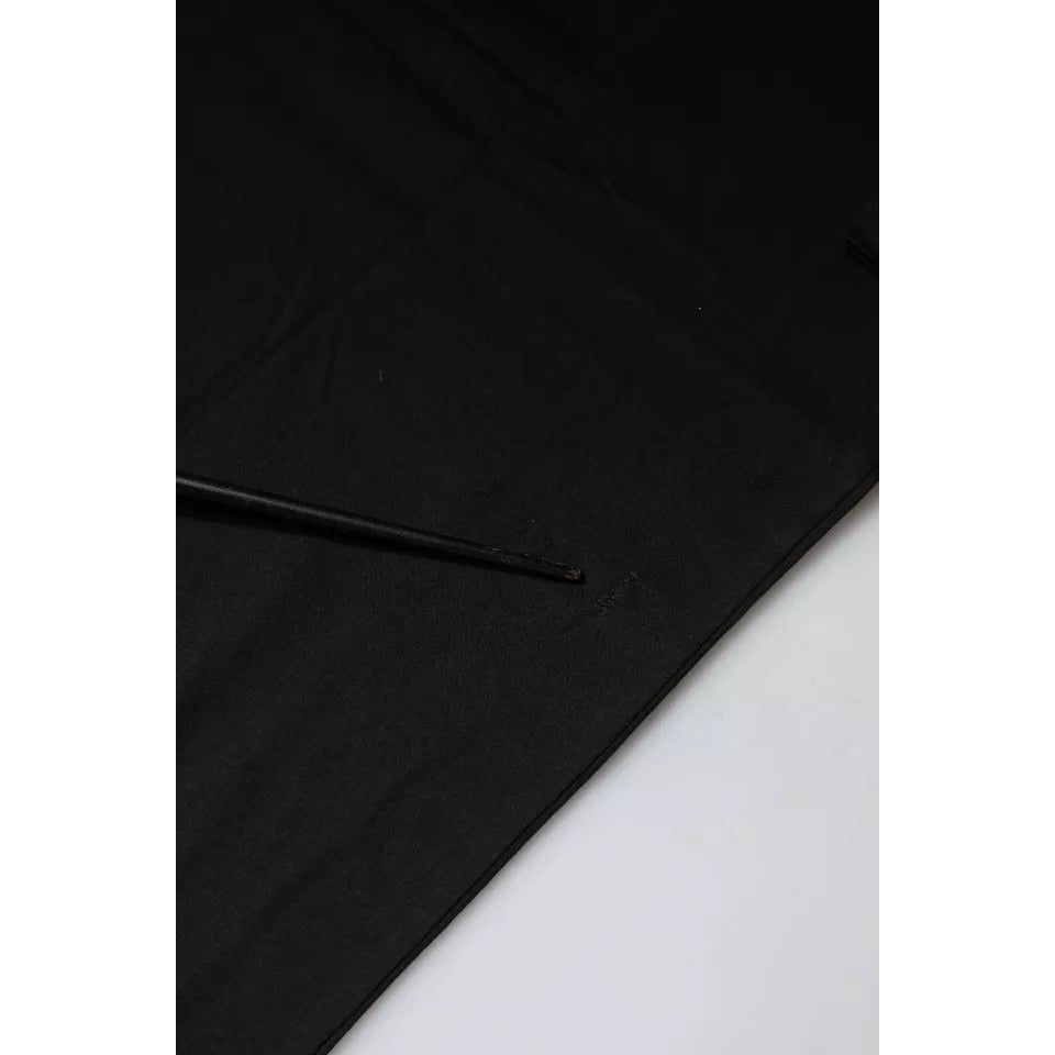 Dolce & Gabbana Black Logo Print Cotton Short Sleeves T-shirt