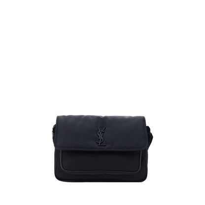 Saint Laurent Black Polyamide Shoulder Bag