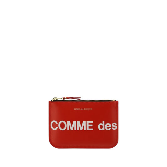 Comme Des Garçons Red Calf Leather Bos Taurus Wallet