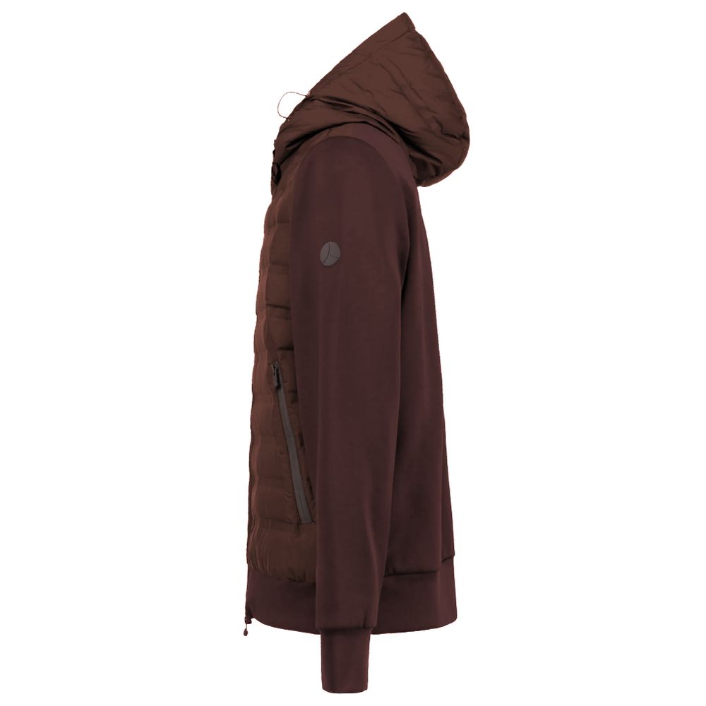 People Of Shibuya Brown Polyester Jackets & Coat