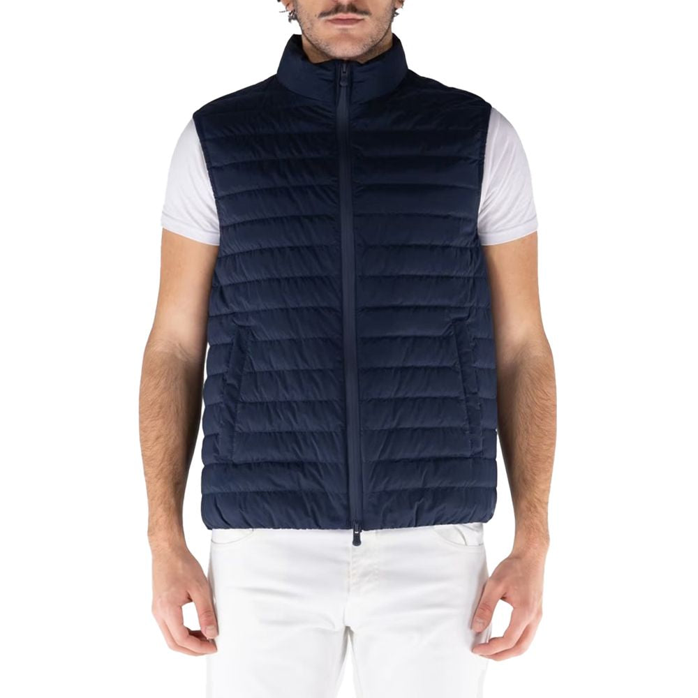 People Of Shibuya Blu Polyester Mens Vest