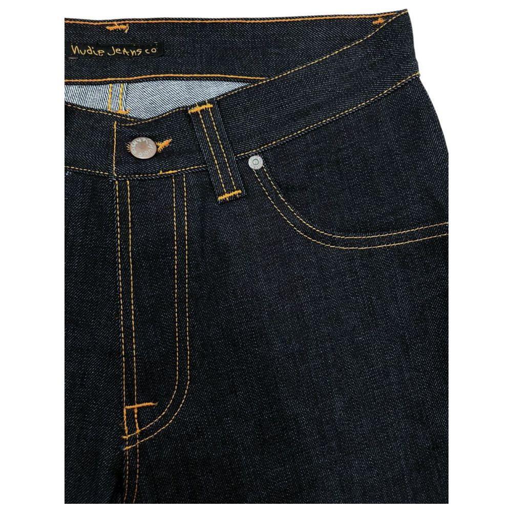 Nudie Jeans Blue Cotton Men Jeans