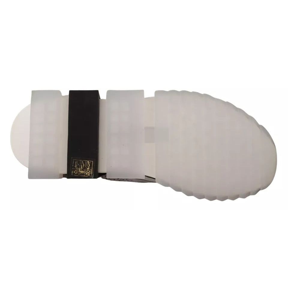 Dolce & Gabbana White SORRENTO Sport Stretch Men Shoes Sneakers MV4668-45