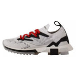 Dolce & Gabbana White SORRENTO Sport Stretch Men Shoes Sneakers MV4668-45