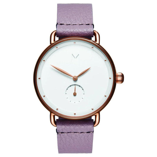 MVMT Purple Leather Watch MVDFR01RGPUAC