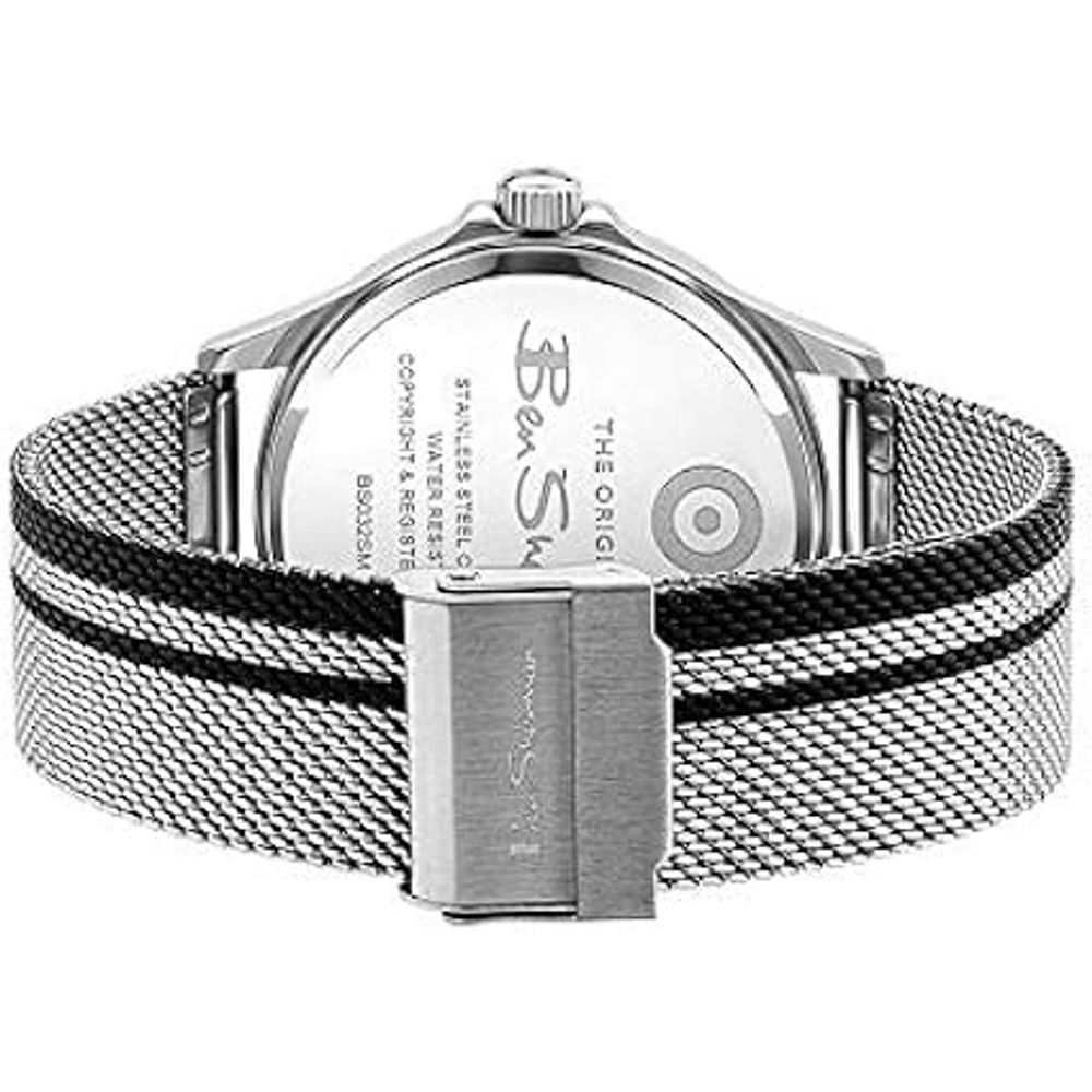 Ben Sherman Gray Stainless Steel Dress Watch