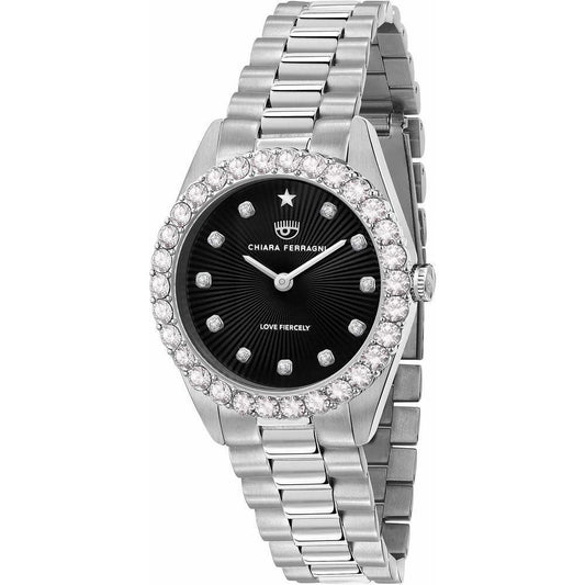 Chiara Ferragni Silver Stainless Steel Watch CFR1953100510AC
