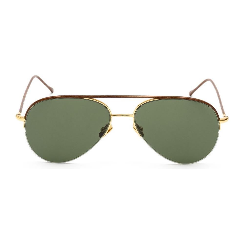 Belstaff Brown Titanium Sunglasses BEPHOENIXMARRONLEATHERAC